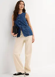 Gilet sans manches en jean, bonprix
