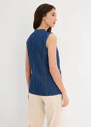 Gilet sans manches en jean, bonprix