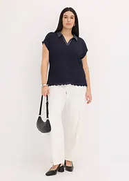 Polo avec dentelle, bonprix