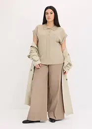 Pull col polo en coton mélangé, bonprix
