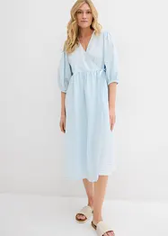 Robe portefeuille en matière texturée, bonprix