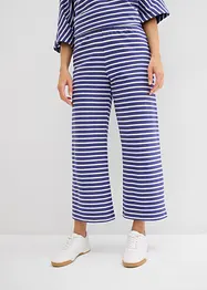 Pantalon en jersey coton texturé, bonprix