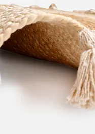 Runder Kelim-Teppich mit Fransen, bonprix