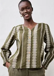 Bluse aus reinem Leinen, bonprix