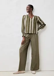 Bluse aus reinem Leinen, bonprix