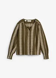 Bluse aus reinem Leinen, bonprix