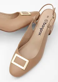Escarpins à talons ouverts, bonprix