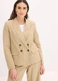 Blazer mit Leinenanteil, bonprix