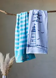 Handtuch mit Leuchtturm, bonprix