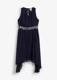 Robe en crêpe à sequins, bonprix