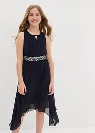Robe en crêpe à sequins, bonprix
