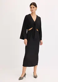 Midikleid mit Cut-Outs, bonprix