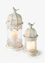 Garten-Laternen mit Glas (2-tlg.Set), bonprix