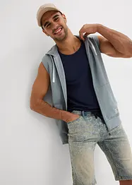Leichte Jeans-Schlupf-Bermuda, Slim Fit, bonprix