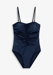 Maillot 1 pièce sculptant en matière brillante, maintien modéré, bonprix