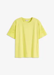 T-shirt avec broderies anglaises, bonprix