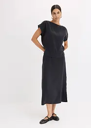 Jupe midi en viscose fluide, bonprix