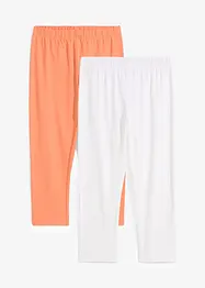 Lot de 2 leggings 3/4, bonprix