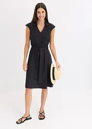 Blusenkleid mit Bindegürtel, bonprix