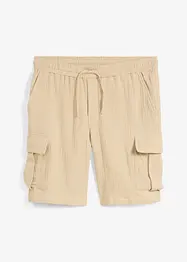 Bermuda en gaze de coton, Regular, bonprix