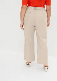 Pantalon 7/8 à taille élastiquée, 100% coton, bonprix