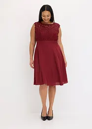 Minikleid mit Spitze, bonprix