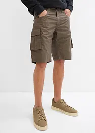Cargo-Bermuda aus reiner Baumwolle, Relaxed Fit, bonprix