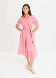 Robe-chemise en matière élastique, bonprix