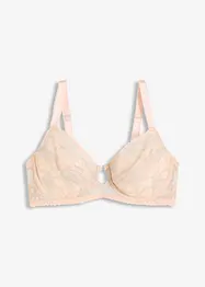 Soutien-gorge minimiseur à armatures et dentelle Lurex bicolore, bonprix