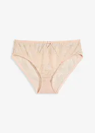Slip Maxi avec dentelle Lurex bicolore, bonprix