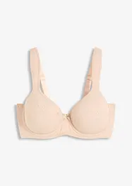Soutien-gorge à coques et bonnets brodés, bonprix