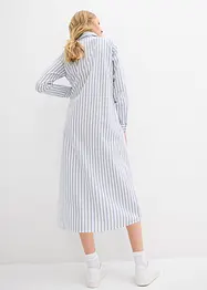 Kleid mit Hemdkragen aus reiner Baumwolle, bonprix