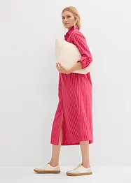 Kleid mit Hemdkragen aus reiner Baumwolle, bonprix