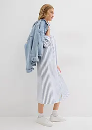 Kleid mit Hemdkragen aus reiner Baumwolle, bonprix