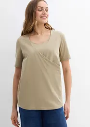 Lot de 2 T-shirts de grossesse et d'allaitement, bonprix