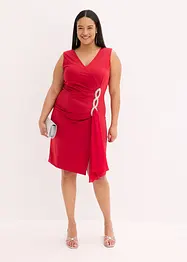 Jerseykleid mit Strassstein-Applikation, bonprix