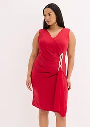 Jerseykleid mit Strassstein-Applikation, bonprix