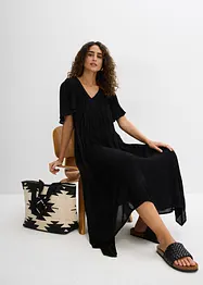 Robe caftan en crêpe, bonprix