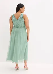Robe longue brodée de sequins, bonprix