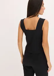 Top blouse boutonné, bonprix