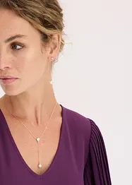 Collier + boucles d’oreille (ens. 2 pces), bonprix