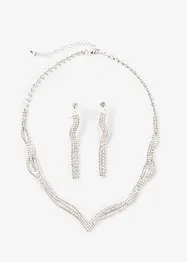Collier + boucles d'oreille (ens. 2 pces), bonprix