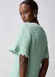 Pull ajouré avec lin, bonprix