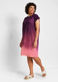 Robe T-shirt avec dégradé de couleur, bonprix