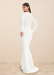 Robe de mariée brodée de sequins, bonprix