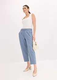 Pantalon en jersey à pinces, bonprix