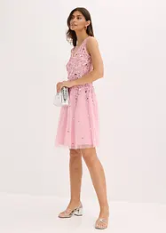 Robe courte à sequins, bonprix