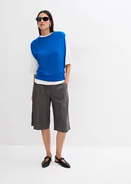 Ballonförmiges Stricktop aus feiner Viskose, bonprix