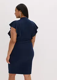 Robe fourreau à col fermé par une broche, bonprix