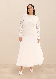 Langarmshirt aus Spitze, bonprix